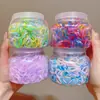 Elásticos de Cabelo Infantis para Meninas, Elásticos Coloridos e Fofos para Rabos de Cavalo, Tranças e Coques