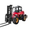 Carretilla Elevadora Todoterreno de Tracción en las Cuatro Ruedas Transfronteriza, Vehículo de Transporte Tipo Combustión Interna, Vehículo Elevado Articulado Multifuncional para Todo Terreno para Carga y Descarga