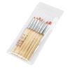 Celebridad de Internet Manicura Japonesa Pincel de Fototerapia Cabeza Redonda Cabeza Plana Grande Relleno de Pegamento Especial Pluma de Fototerapia de Alta Gama Set Completo para Principiantes