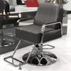 Nuevo Modelo de Silla de Peluquería Reclinable para Corte de Cabello y Afeitado, Asiento Engrosado, Giratoria y de Altura Ajustable, Acero Inoxidable, para Peluquería y Tintes