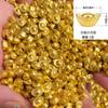 Adornos de lingotes de cristal, cornucopia de lingotes de oro, lingotes pequeños, esmalte de colores, adornos comerciales, pequeños regalos decorativos para inauguración de la casa.