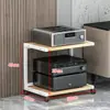 Gabinete Rack Amplificador Equipamento Audiófilo Doméstico Alto-falantes de Som CD Móvel Amplificador valvulado hifi Suporte Pés