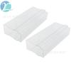 Extrusión de Perfiles Plásticos de Forma Especial de PVC Moldeo Tubo de Empaque Digital Ic Tubo Cuadrado Transparente Tubo de Empaque Antiestático de Plástico
