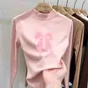 Ropa interior térmica para niñas con forro de polar, cuello alto medio, ropa interior cálida para niños mayores, camiseta para bebé niña, top cepillado de manga larga