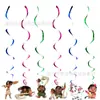 Decorações de Festa de Aniversário com Tema de Mar para Festa Infantil Moana Pratos de Papel Toalha Bandeirola Decoração