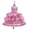 Nova Saia Tutu de Renda Estilo Comércio Exterior, Saia Doce Bolo Princesa, Vestido de Passarela para Meninas, Roupa para Apresentação de Piano