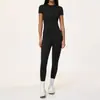 Conjunto Deportivo Transfronterizo Europeo y Americano Cintura Ceñida Alta Elasticidad Transpirable Conjunto de Fitness Ropa de Entrenamiento Pilates Yoga 5555