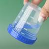 En stock mayoreo vaso medidor de plástico de 120 ml con tapa vaso medidor de onzas engrosado vaso medidor para cebo vaso medidor pp vaso medidor de laboratorio