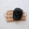 Novos Chapéus de Coração Estilo Coreano 2024 para Crianças Meninos e Meninas na Primavera e Outono, Bonés com Aba Versáteis Estilo Streetwear e Bolsas