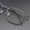 7g Moda Gafas de Titanio Puro Nuevo Estilo Lindberg 5511 Montura Cuadrada para Hombre Hecho a Mano Acetato Montura para Gafas de Miopía Venta al por Mayor