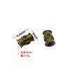 Bronze Antigo Estilo Retro Bead Balde Bead Straight Straight Tube Acessórios DIY Beaded Colar Pulseira Jóias Acessórios Material
