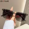 Visera Solar para Mujer Estilo 2026 Tendencia Celebridad de Internet Gafas de Sol Cuadradas Anti-UV Gafas de Sol para Conducir para Hombre