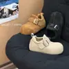 Mollykiki Versão Coreana Sapatos Femininos com Salto Plataforma Aumentadores de Altura Lançamento Primavera 2026 Novos Antiderrapantes Casuais Slip-On Estilo Birkenstock Tendência