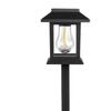 Luces Solares, Luces para Patio Exterior, Luces de Césped con Filamento de Tungsteno para Caminos de Jardín, Luces Ambientales para Senderos, Ahorro de Energía y Súper Brillantes