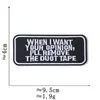 Parches bordados al por mayor transfronterizos, insignias bordadas rectangulares, parches decorativos en inglés para chaqueta de trabajo retro americana