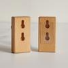 Home Escape - Gancho de madera maciza sin clavos, creativo, para colgar en la pared, para puerta, nórdico