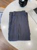 Calça Casual Amassada Nova Textura Verão 2024 Preguiçosa Feminina Solta Cintura Alta Cobrindo a Carne Calça de Perna Larga Yamamoto