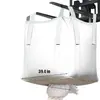 Sacos Gigantes Industriales Blancos con Apertura Grande y Pequeña en la Base, Engrosados y Resistentes al Desgaste, para Empaque a Granel, Bolsas Espaciales de PP de Una Tonelada