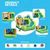 Castelo Pula-Pula Inflável da Selva, Castelo Inflável Doméstico com Escorregador, Adequado para Quintais e Shoppings, Playground Infantil, Suporta Personalização OEM/ODM