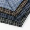 Nuevo vestido de moda estilo japonés de hilo elástico teñido en hilo, falda plisada, camisa, traje, tela jacquard en stock