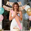 Europeo y Americano en Mi Era de Cumpleaños Sedas y Satines Tirantes de Encaje Moda de Cumpleaños para Niñas Tirantes de Sedas y Satines Fiesta