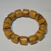 Cuentas de Barril de Madera Fragante 15 mm 14 Piezas Agujero Pequeño Pulseras para Hombres y Mujeres con Cuentas Patrones para Montaje de Puesto