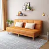 Sofá pequeno para apartamento, sofá preguiçoso, cama dobrável, uso duplo, design simples, adequado para apartamentos de aluguel, sofá-cama econômico