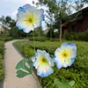 3 flores de amapola artificiales para decoración de bodas y del hogar, arreglos florales para salón de bodas, decoraciones de pasillo y ramos