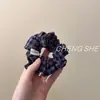 Goma para el pelo a cuadros vintage para mujer, versátil estilo Ins de tres colores, accesorio para el pelo de alta elasticidad, adorno sencillo para el pelo