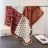 Bufanda Cuadrada Grande de Seda Artificial para Mujer, Primavera y Verano, Delgada, para Viaje, Protector Solar, Chal, 90x90cm, Bufanda, Bufanda Decorativa, Pañuelo para la Cabeza