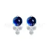 Brincos de Titânio ASTM F136 Liga de Titânio Opala Zircônia Sorvete G23 Titânio Rosca Interna Brincos de Opala Piercings de Lábio