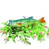 Cebo cola de T 9cm 14g cebo biónico cebo para peces cebo artificial al por mayor doble anzuelo paquete pez plomado con peso cebo blando five-color cebo artificial