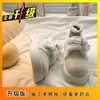 Botas de Neve com Solado Grosso para Mulheres, Engrossadas e Forradas com Lã, Modernas e Tendência, Novo Estilo Inverno 2025, Sapatos Quentes de Algodão, Sapatos Peludos Antiderrapantes