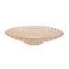 Plato de fruta KTV, plato de fruta de vidrio de estilo europeo, mesa de centro moderna para sala de estar, plato de fruta seca grande creativo para el hogar