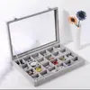 Caja de Almacenamiento Multifuncional para Joyería, Exquisita Caja de Almacenamiento para Pendientes, Aretes, Anillos, Colgantes, Bandeja de Gran Capacidad y Más