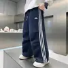 Pantalones de Chándal de Otoño para Niños 2025 Nuevo Estilo para Niños Mayores, Pantalones Rectos Holgados para Niños de Primavera y Otoño, Elegantes