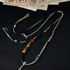 Cordón de Collar Tejido Hecho a Mano de Xizang Cordón de Colgante Multicolor de Venta Caliente Borla Vintage Cordón para Colgar Joyería Popular en Vivo