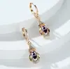 Aliexpress Comércio Exterior Brincos Populares Champagne Dourado Oval Geométrico Brincos Femininos Bijuterias Atacado