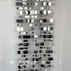 Accesorios para boda: Cadenas de Lentejuelas Doradas y Plateadas, Cadenas de Perlas Redondas, Cortinas Colgantes para Fondo de Boda, Decoraciones de Techo