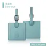 Transfronterizo en stock cuadrado grueso PU cuero etiqueta de equipaje flip impresión LOGO cuero multicolor pase de abordar venta al por mayor
