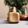 Juguete de Boj Natural para Aliviar el Estrés de Madera DIY Lindo Creativo con Forma de Emoji Adorno de Mano al por Mayor Personalizable