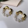 Aretes de Perla, Lujo Accesible y Aretes de Aguja de Plata S925 de Gama Alta, Elegantes Aretes Únicos de Estilo Retro Francés al por Mayor