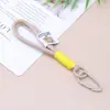 Etiqueta Tecida Dupla Camada Color Block Cordão de Celular Moda Outdoor Universal Bolsa de Brinquedo Chaveiro Pingente de Tira Anti-Queda Atacado