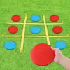 Juego de Tictac Toe al Aire Libre Hecho a Medida de Fábrica con Correas, Lanzamiento de Bolsas de Frijol Tictac Toe Portátil, Plegable