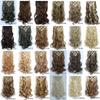 Yiwu fábrica spot atacado peruca feminina europeia e americana comércio exterior fibra química cartão cabelo 7 peça conjunto peruca extensão de cabelo