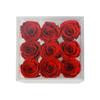 La Flor Eterna Más Vendida de Amazon 9 Rosas Caja de Almacenamiento de Joyería Acrílica con Cajón Regalo de Cumpleaños Aniversario