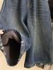 Ropa de Algodón para Niñas 2025 Nuevo Estilo Chaqueta Acolchada Reversible de Moda Infantil con Pantalones de Mezclilla Nueve Puntos Forrados de Vellón Conjunto de Dos Piezas Moderno