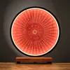 Estante de Exhibición para Licores Anillo de Lámpara Adornos Base de Madera Maciza Estatuas de Buda DIY Colocación de Cosméticos Accesorios para el Hogar Compañero de Mano Gundam