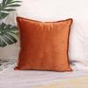 Funda de Almohada Color Sólido de Lujo Nórdico Cojín Delgado Flush para Sofá Dormitorio Mesita de Noche Cojín de Respaldo Cojín Lumbar Producto Nuevo Transfronterizo
