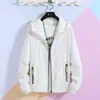 [Suministro Directo del Fabricante] Nueva Ropa con Cremallera Reflectante para Protección Solar para Parejas, Ropa de Protección Solar para Hombres, Ropa de Pesca para Exteriores con Estampado de Logo